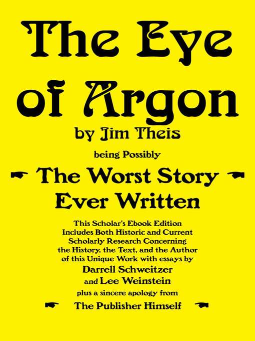 Upplýsingar um The Eye of Argon eftir Jim Theis - Biðlisti